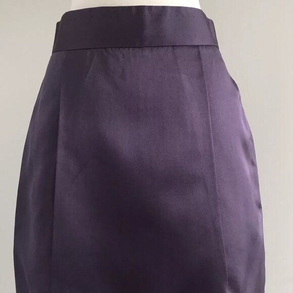 Tory Burch 100% silk high waste pencil skirt - Picture 4 of 7